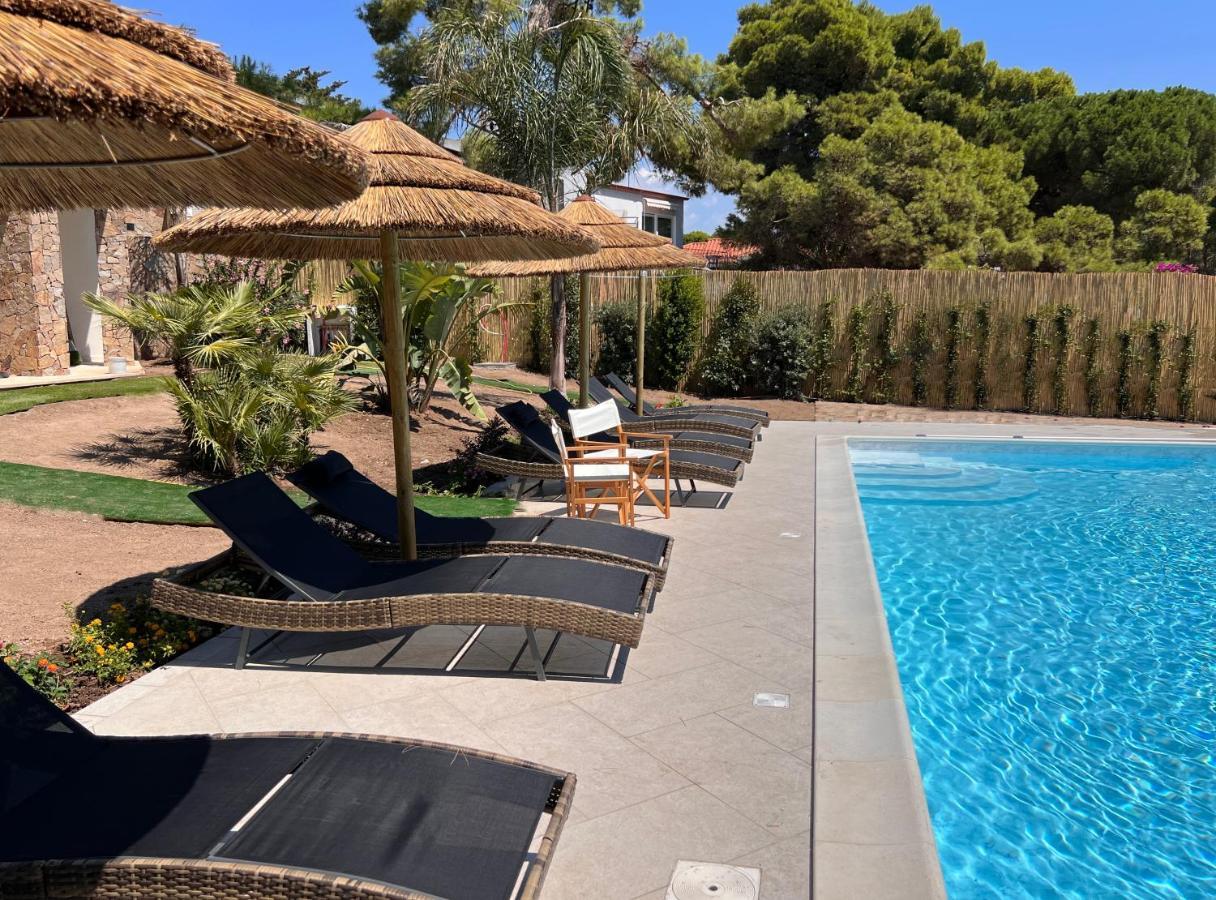Villa Aquamarina Pavoncella Rossa Porto Pino Exteriör bild